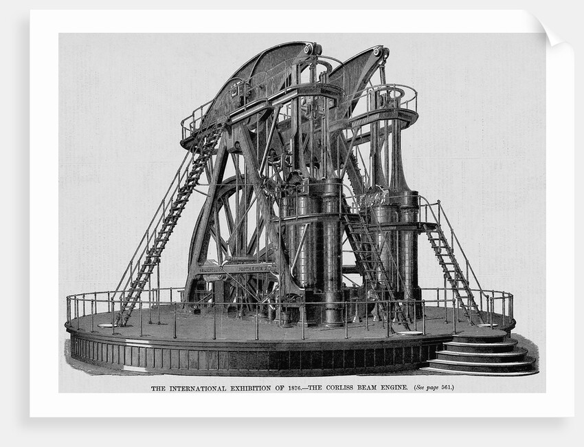 Corliss Beam Engine by Anonymous