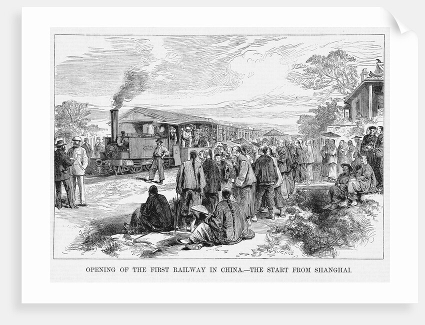 First Railway in China by Anonymous