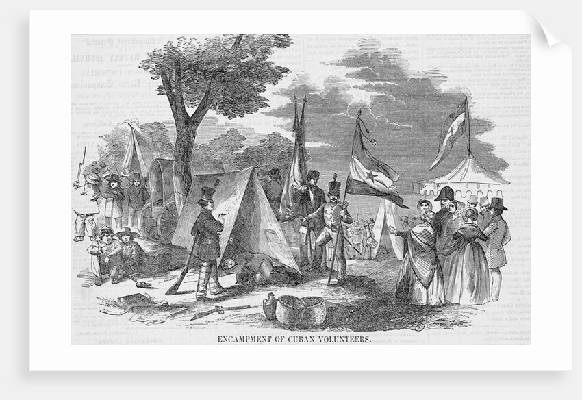 Camp of Cuban Volunteers by Anonymous