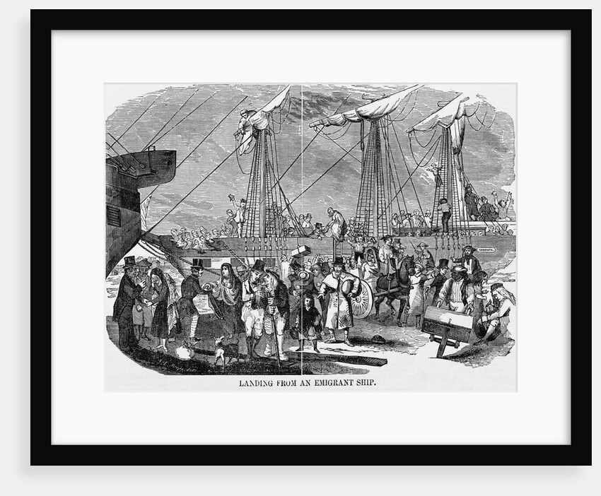 Emigrants Disembarking by Anonymous