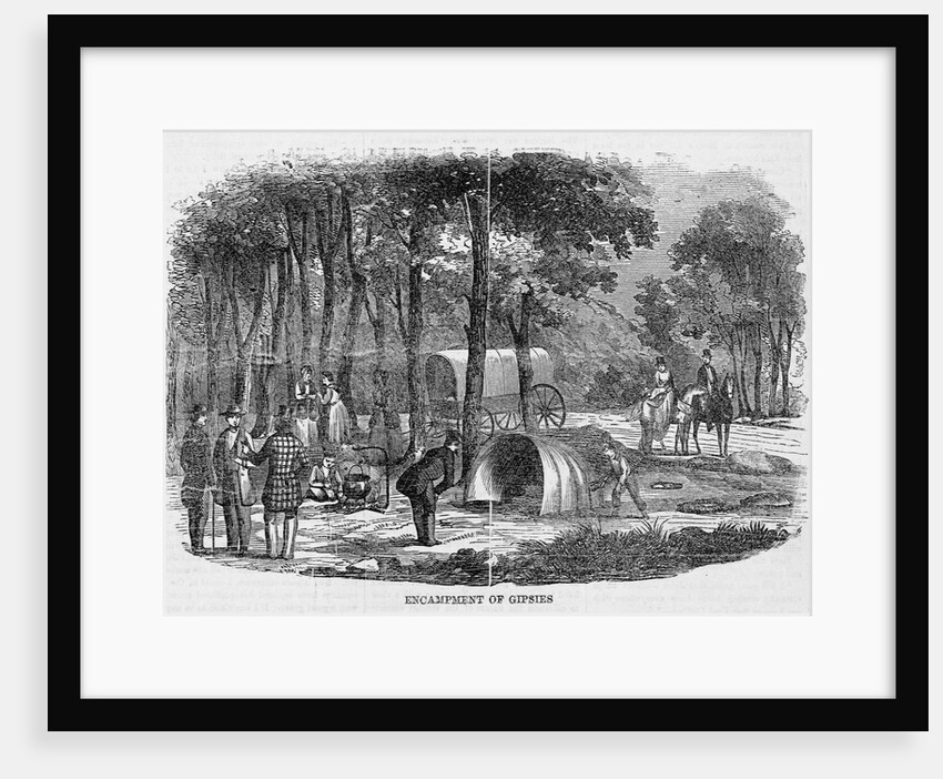 A Small Gypsy Camp by Anonymous