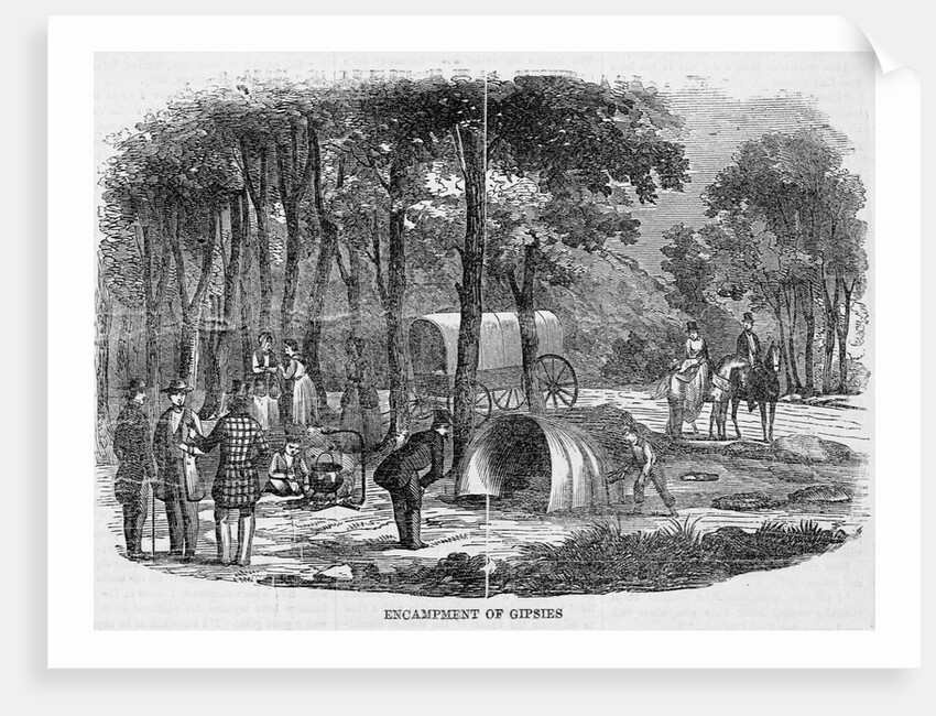 A Small Gypsy Camp by Anonymous