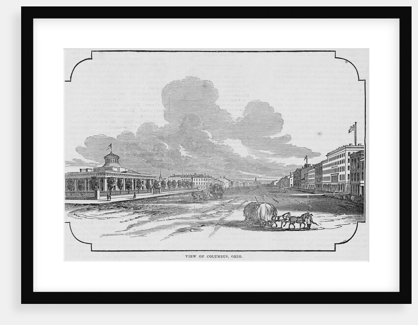 Street Scene in Columbus, Ohio by Anonymous