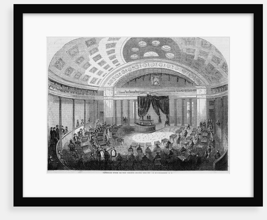 Interior of Senate Chamber by Anonymous