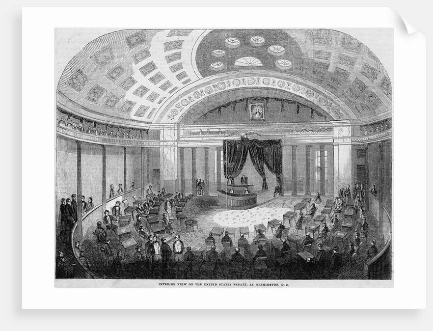 Interior of Senate Chamber by Anonymous