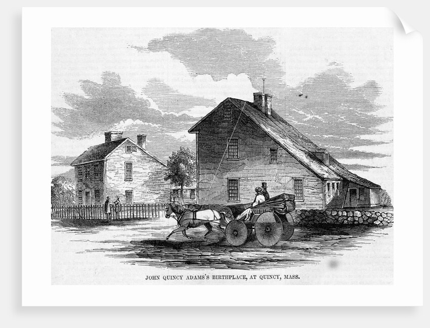 John Quincy Adams's Birthplace by Anonymous