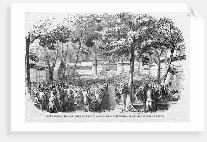 Church Camp Meeting by Anonymous