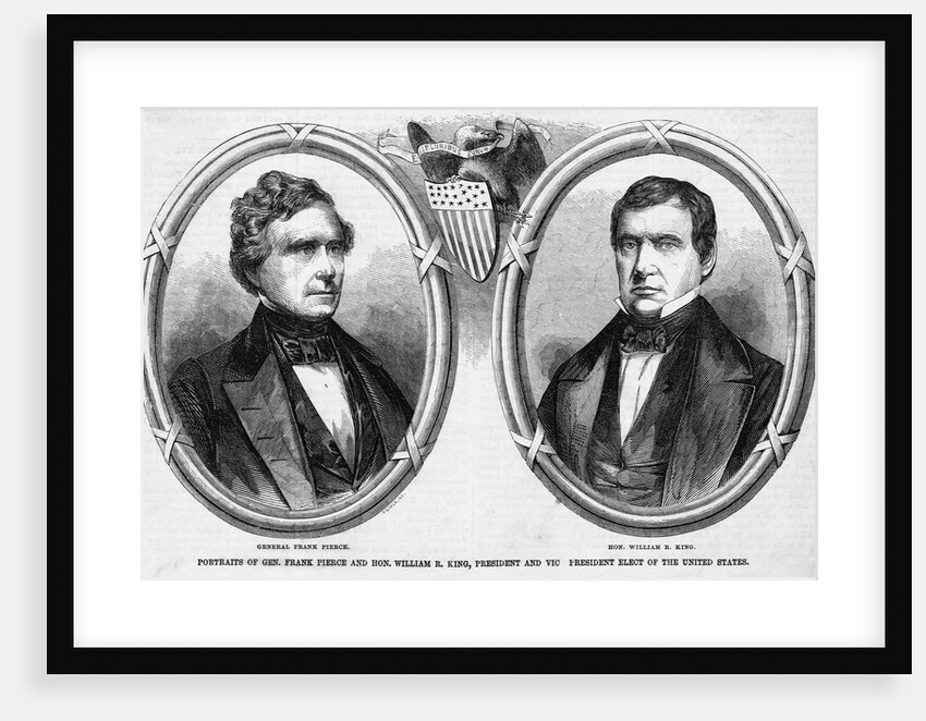 President Elect Pierce and Vice President King by Anonymous