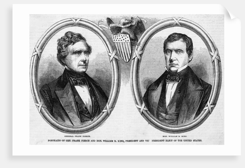 President Elect Pierce and Vice President King by Anonymous