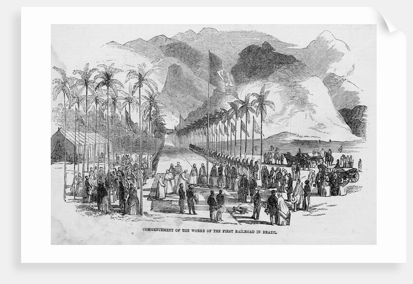 Commencement of Imperial Petropolis Railway by Anonymous