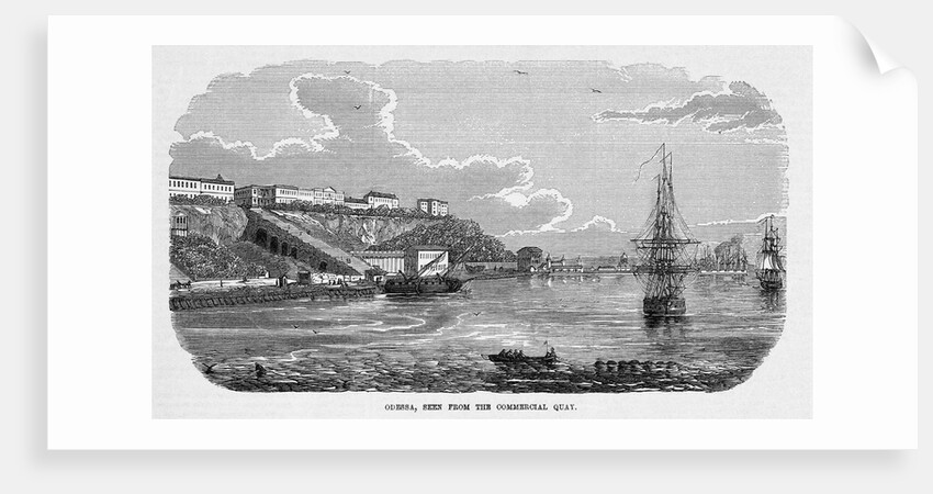 Port in Odessa by Anonymous