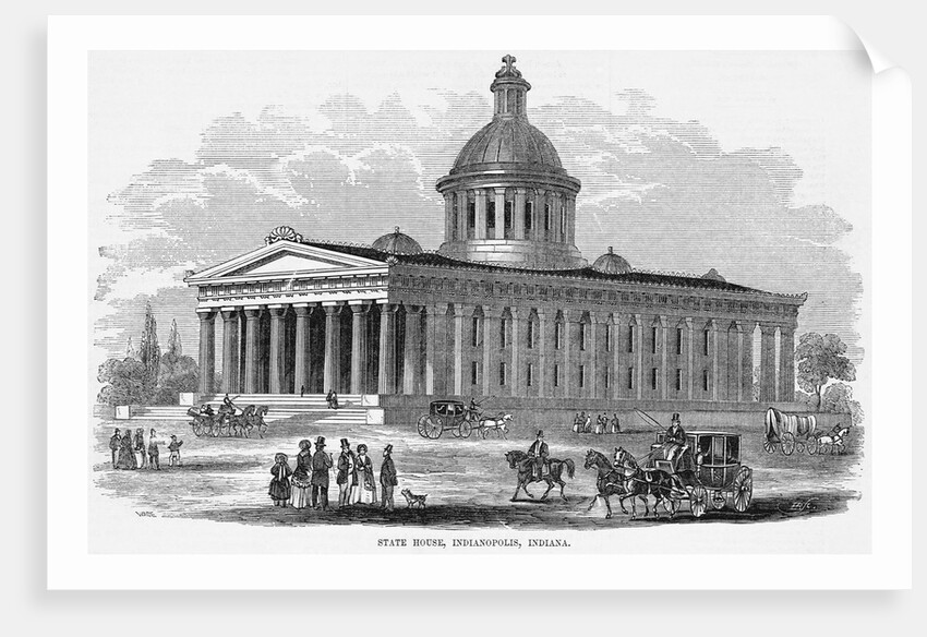 Illinois Capitol Buliding by Anonymous