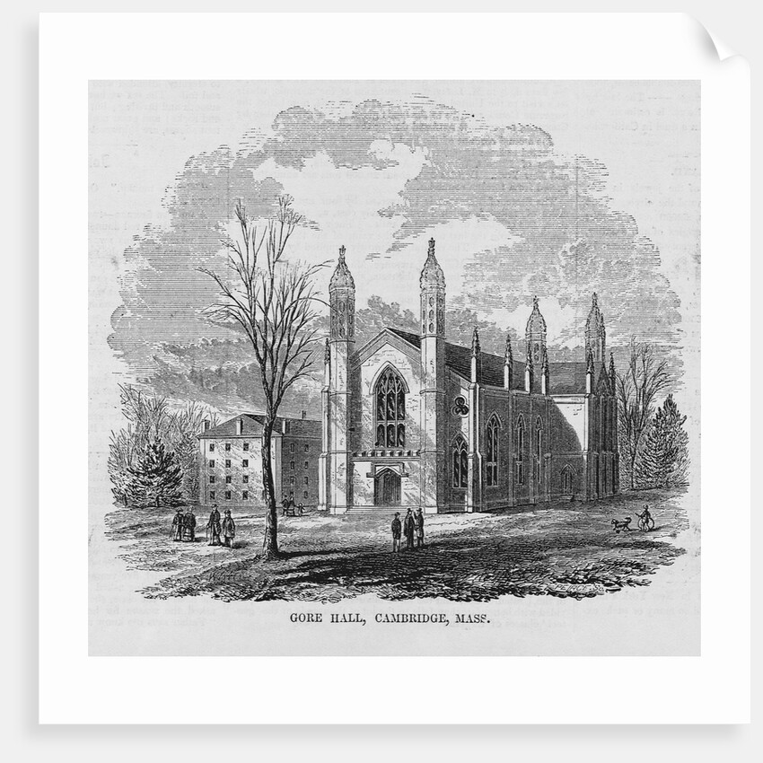 Gore Hall, Cambridge, Mass by Anonymous