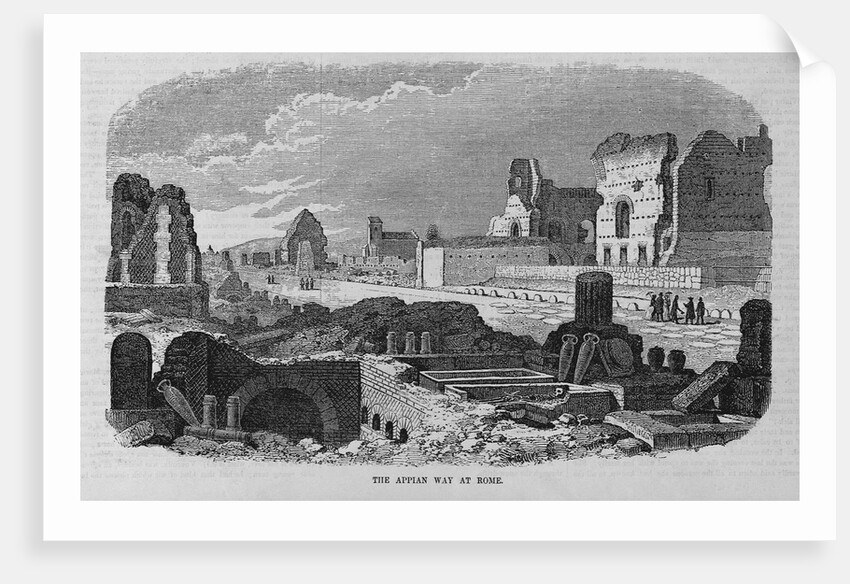 The Appian Way at Rome by Anonymous