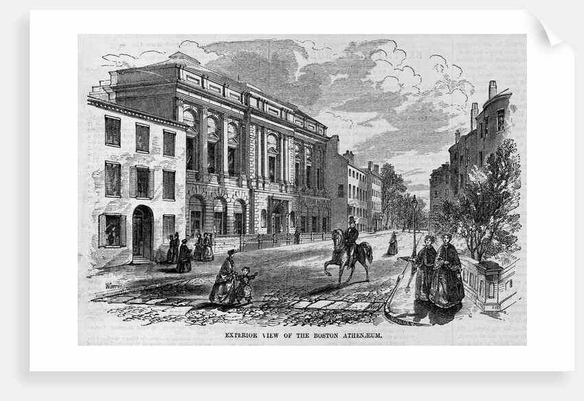 Exterior View of the Boston Athenaeum by Anonymous