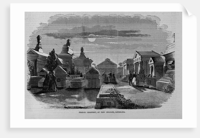 French Cemetery at New Orleans, Louisiana by Anonymous