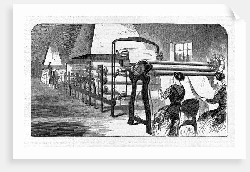 Foudrinier Machine by Anonymous