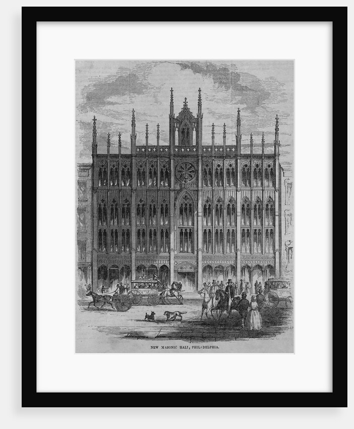 New Masonic Hall, Philadelphia by Anonymous
