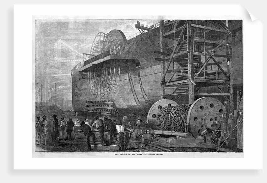 Launching the Great Eastern by Anonymous