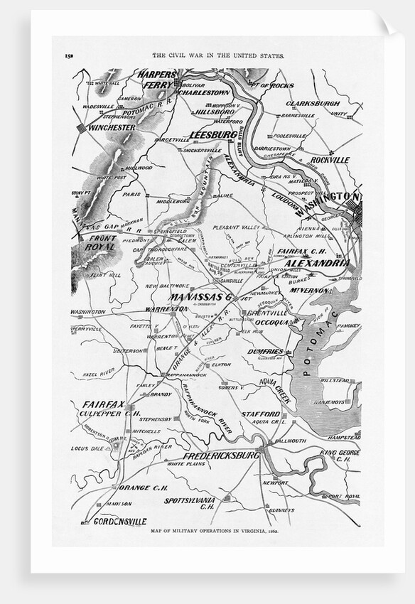 Map of Virginia by Anonymous