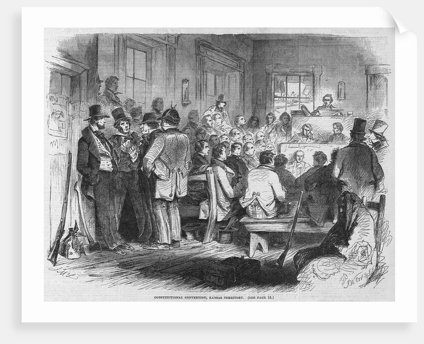Constitutional Convention, Kansas Territory by Anonymous