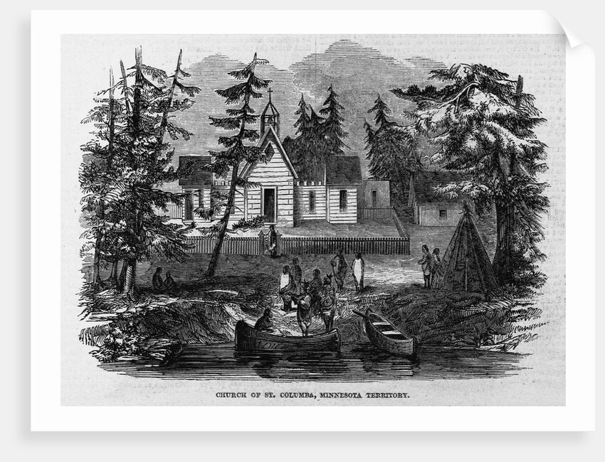 Church of St. Columbia, Minnesota Territory by Anonymous