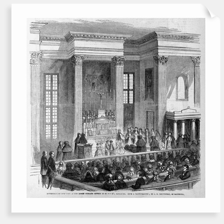 Extraordinary Ceremony at the Roman Catholic Church of St. Peter's, Baltimore by Anonymous