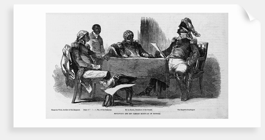 Soulouque and His Cabinet Ministers in Council by Anonymous