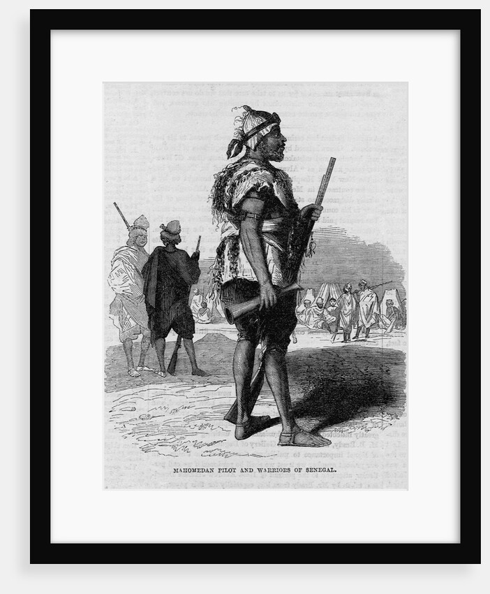 Mahomedan Pilot and Warriors of Senegal by Anonymous