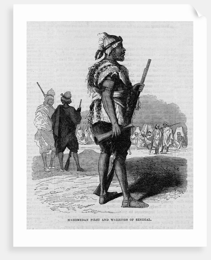 Mahomedan Pilot and Warriors of Senegal by Anonymous