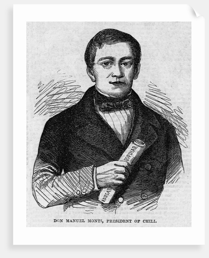 Don Manuel Monti, President of Chili by Anonymous