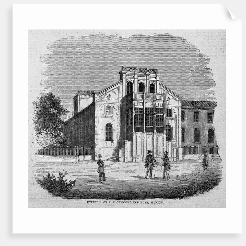 Exterior of the Chemical Institute, Munich by Anonymous