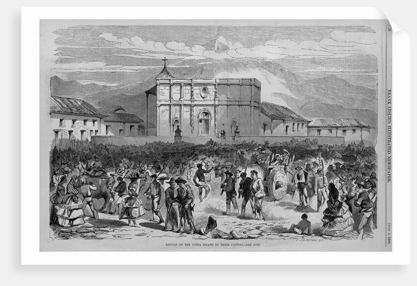 Return of the Costa Ricans to Their Capital - San Jose by Anonymous