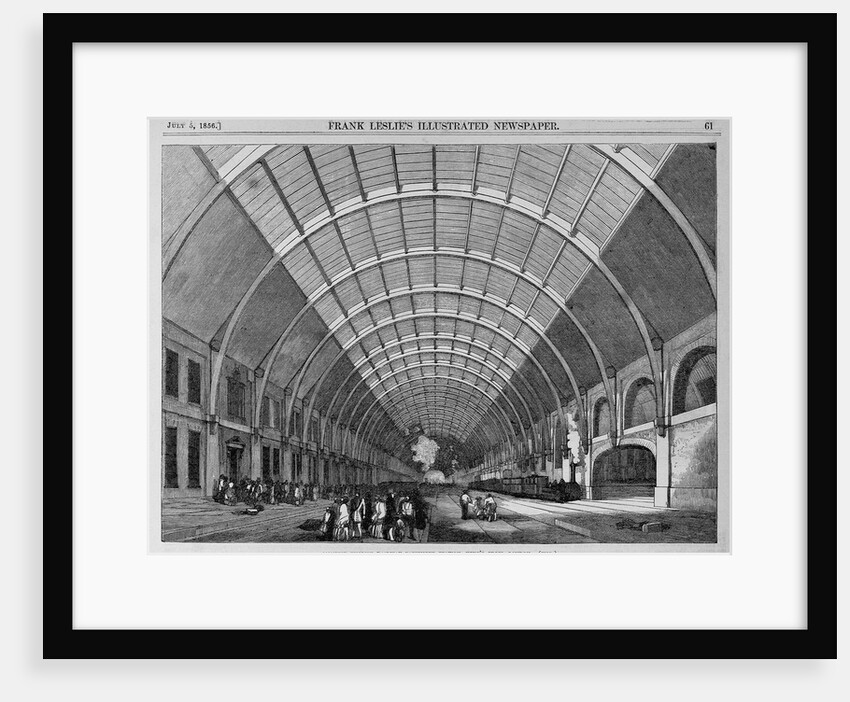 Monster English Railway Passenger Station, King's Cross, London by Anonymous