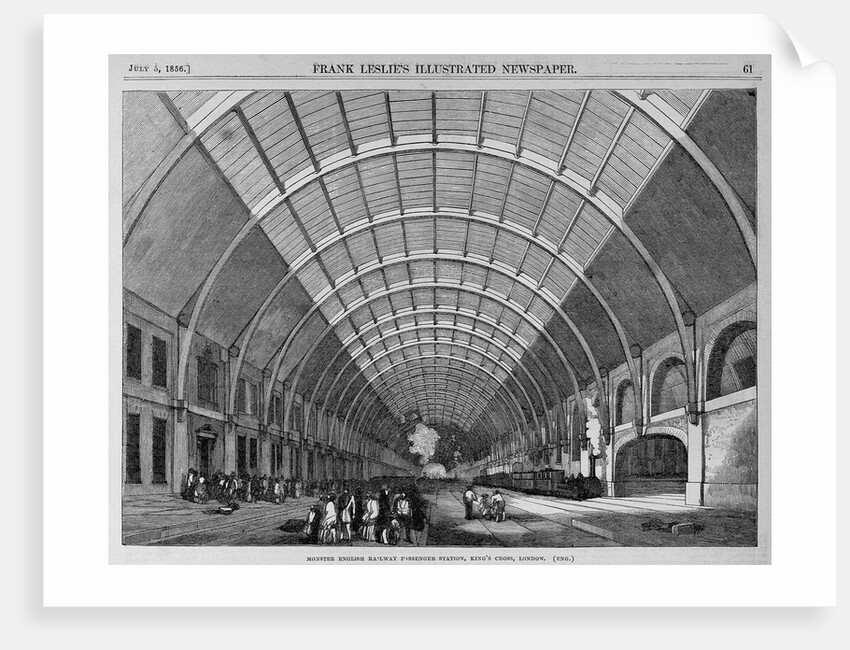 Monster English Railway Passenger Station, King's Cross, London by Anonymous
