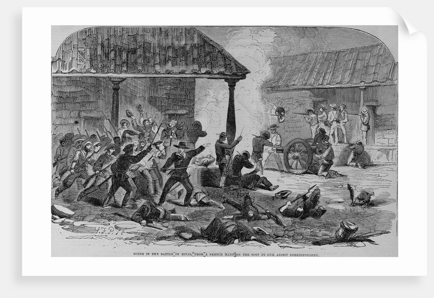 Scene in the Battle of Rivas by Anonymous