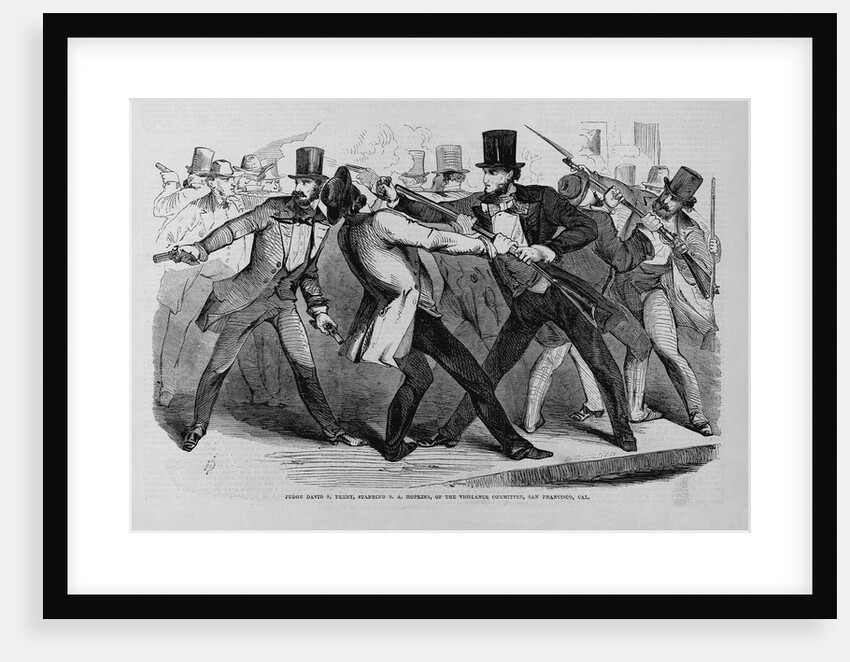 Judge David S. Terry, Stabbing S. A. Hopkins, of the Violence Committee, San Francisco, Cal by Anonymous