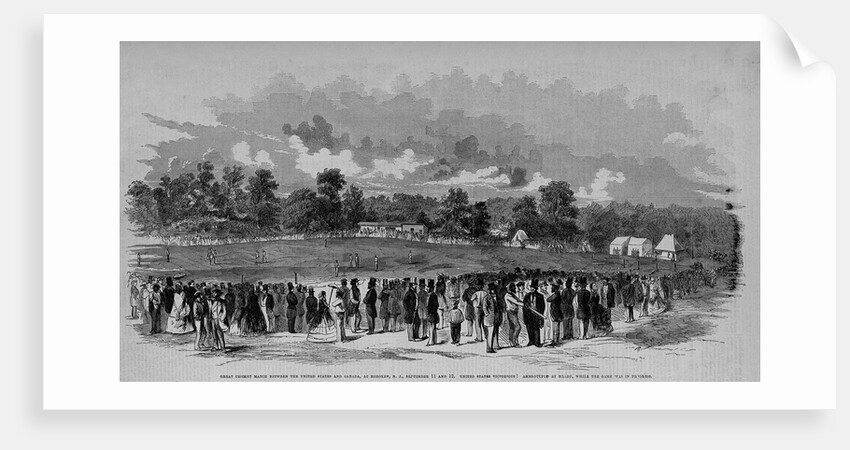 Great Cricket Match Between the United States and Canada, at Hoboken, NJ, September 11 and 12 by Anonymous