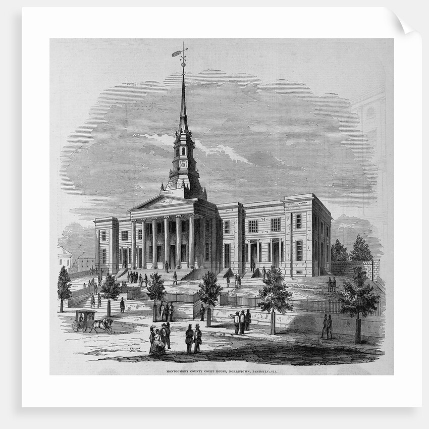 Montgomery County Court House, Norristown, Pennsylvania by Anonymous