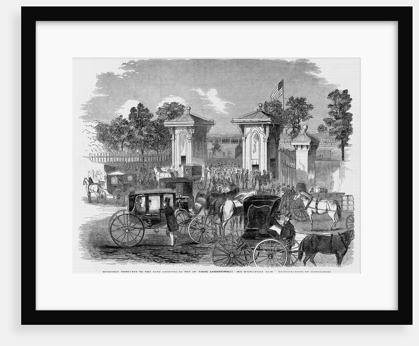 Principal Entrance to the Fair Grounds of the St. Louis Agricultural and Mechanical Fair by Anonymous