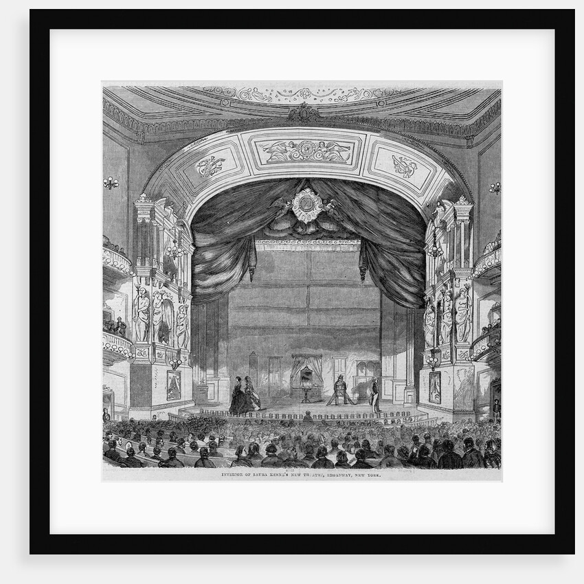 Interior of Laura Keene's New Theatre, Broadway, New York by Anonymous