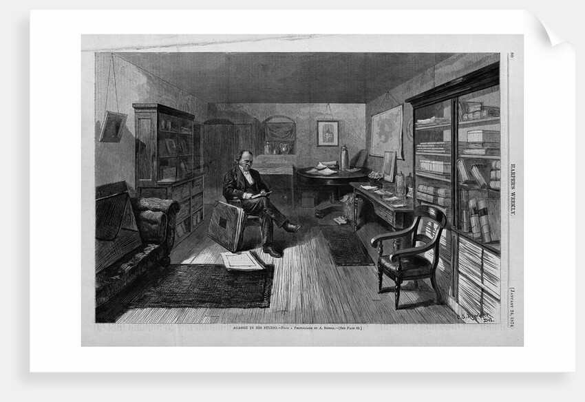 Agassiz in his Studio by Anonymous