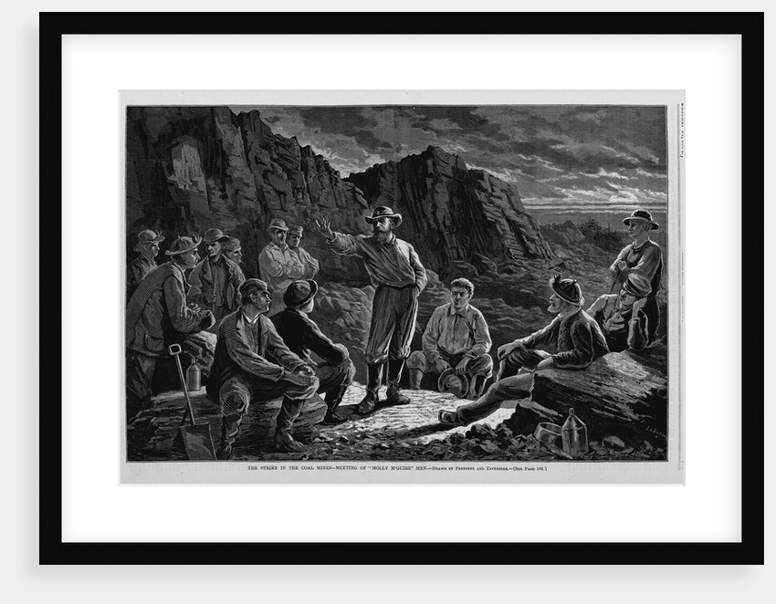 The Strike in the Coal Mines-Meeting of "Molly M'Guire" Men by Anonymous