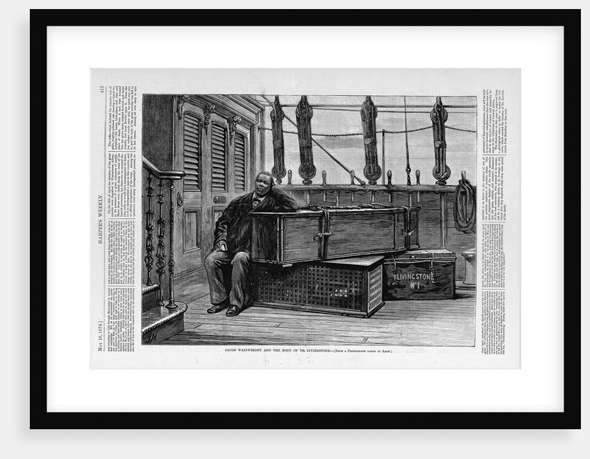 Jacob Wainwright and the Body of Dr. Livingstone by Anonymous