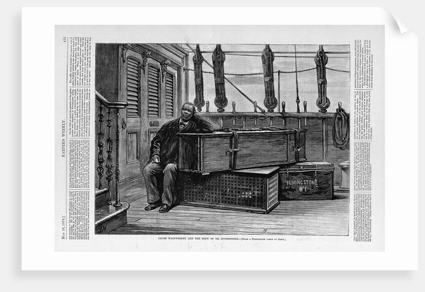 Jacob Wainwright and the Body of Dr. Livingstone by Anonymous