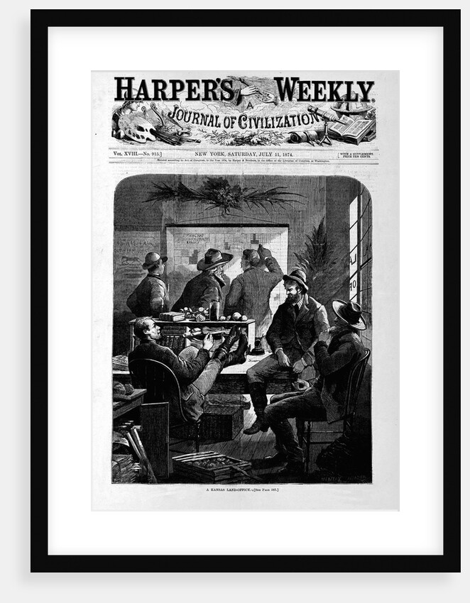 A Kansas Land Office by Anonymous