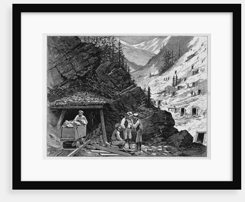 Gold and Silver Mining, Colorado-A Honey-Combed Mountain by Anonymous