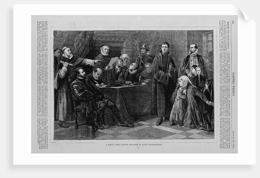 A Noble Family Before the Duke of Alva's Blood-Council by Anonymous