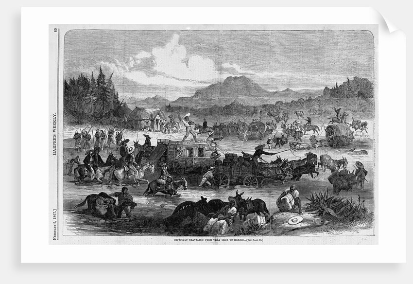 Difficult traveling from Vera Cruz to Mexico by Anonymous