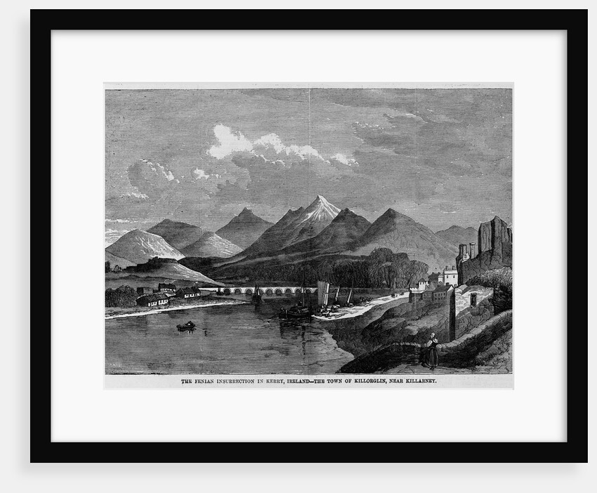The fenian insurrection in Kerry, Ireland - the town of Killorglin, near Killarney by Anonymous